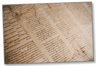 A close-up picture of an old manuscript, to communicate how people have failed over history, including people of faith.