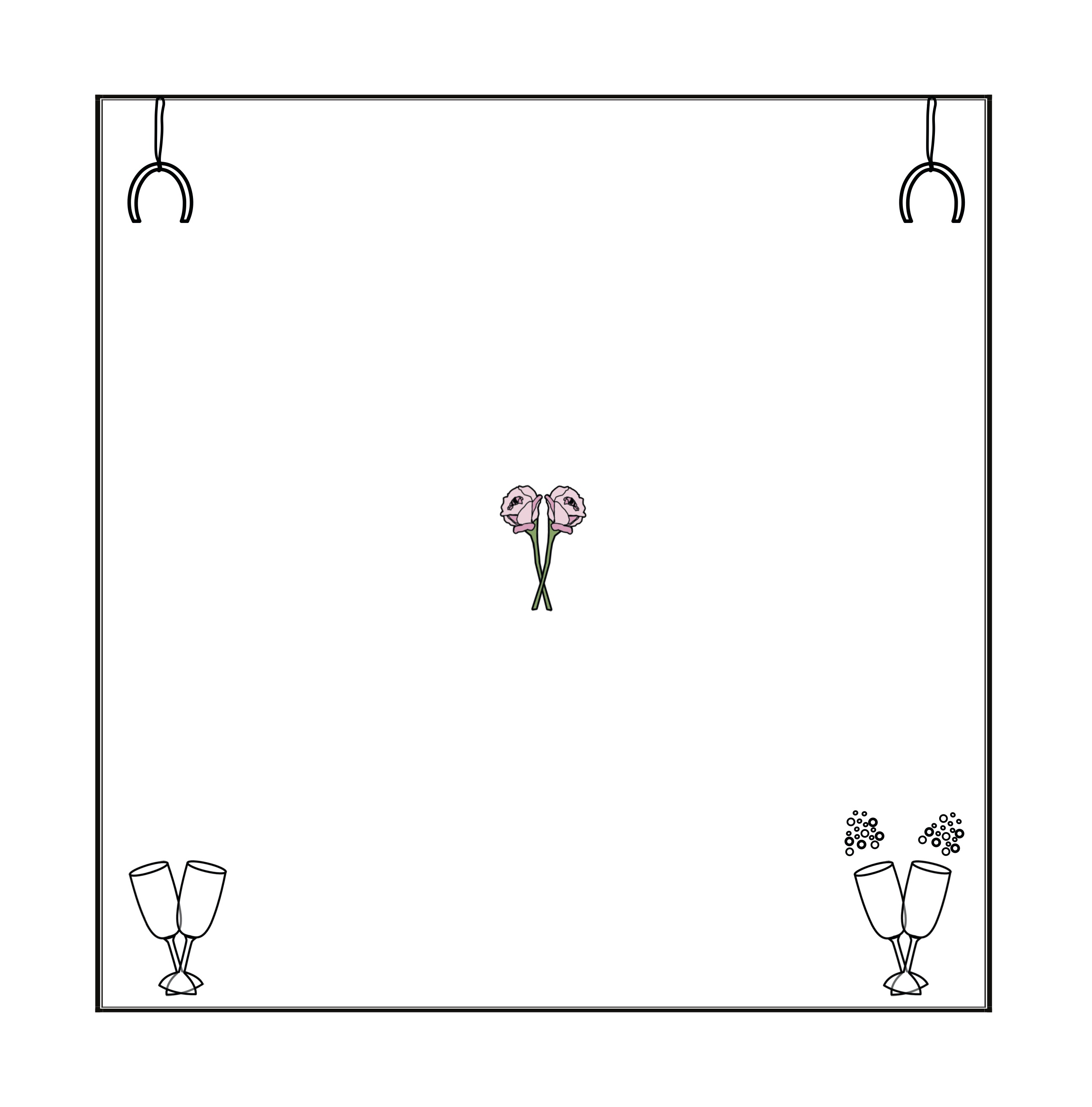 Wedding Colour & Create Keepsake - p38 - Left facing page-plain