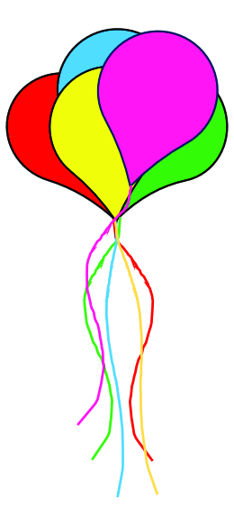Bunch of Coloured Balloons
